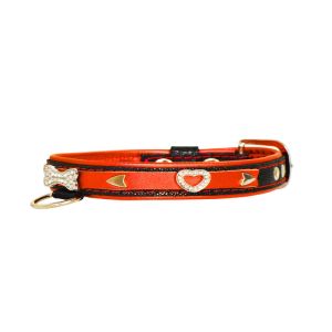 Paw and heart adorned with rhinestones – KD01002/35/20/BM/04