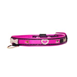 Paw and heart adorned with rhinestones – KD01002/35/20/BM/13