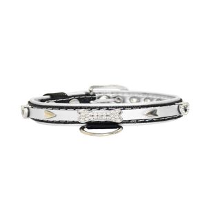 Paw and heart adorned with rhinestones – KD01002/40/20/BM/02