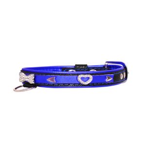 Paw and heart adorned with rhinestones – KD01002/45/20/BM/03