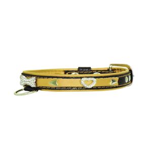 Paw and heart adorned with rhinestones – KD01002/45/20/BM/28