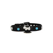Dog and colorful paw prints and crowns adorned with rhinestones – KD01003/35/20/CW/01