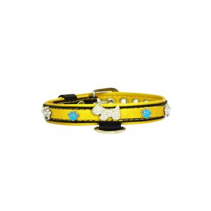 Dog and colorful paw prints and crowns adorned with rhinestones – KD01003/35/20/CW/06