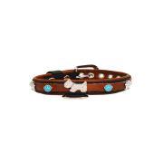 Dog and colorful paw prints and crowns adorned with rhinestones – KD01003/35/20/CW/08