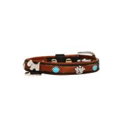 Dog and colorful paw prints and crowns adorned with rhinestones – KD01003/35/20/CW/08