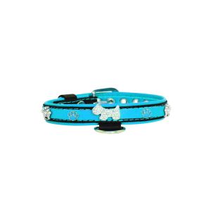 Dog and colorful paw prints and crowns adorned with rhinestones – KD01003/35/20/CW/14