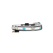 Dog and colorful paw prints and crowns adorned with rhinestones – KD01003/40/20/CW/02