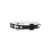 Dog and colorful paw prints and crowns adorned with rhinestones – KD01003/40/20/CW/02