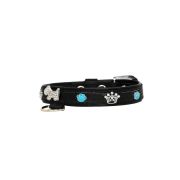 Dog and colorful paw prints and crowns adorned with rhinestones – KD01003/45/20/CW/01