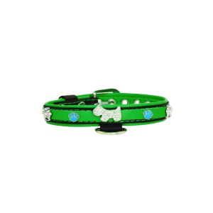 Dog and colorful paw prints and crowns adorned with rhinestones – KD01003/45/20/CW/05