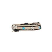Dog and colorful paw prints and crowns adorned with rhinestones – KD01003/45/20/CW/09