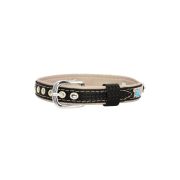 Dog and colorful paw prints and crowns adorned with rhinestones – KD01003/45/20/CW/09