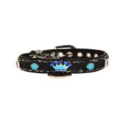 Corona, huella de pata de perro colorida y herradura adornadas con pedrería – KD01005/45/20/SB/01