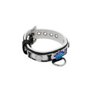 Colorful crown, paw prints, and colorful bones adorned with rhinestones – KD01006/40/20/CW/02