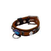 Colorful crown, paw prints, and colorful bones adorned with rhinestones – KD01006/45/20/CW/08