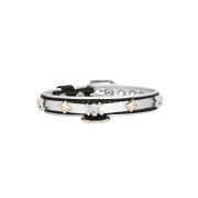 Skull adorned with rhinestones and pyramids – KD01009/35/20/CW/02