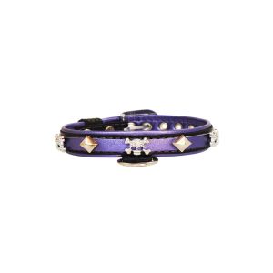 Skull adorned with rhinestones and pyramids – KD01009/35/20/CW/07