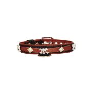 Skull adorned with rhinestones and pyramids – KD01009/35/20/CW/08