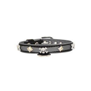 Skull adorned with rhinestones and pyramids – KD01009/35/20/CW/12