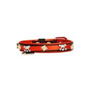 Skull adorned with rhinestones and pyramids – KD01009/45/20/CW/04