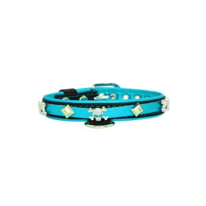 Skull adorned with rhinestones and pyramids – KD01009/45/20/CW/14