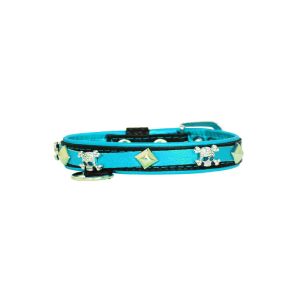 Skull adorned with rhinestones and pyramids – KD01009/45/20/CW/14