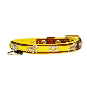 Crown adorned with rhinestones and a dog – French Bulldog with a star decorated with rhinestones – KD01011/45/20/BW/06