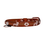 Crown adorned with rhinestones and a dog – French Bulldog with a star decorated with rhinestones – KD01011/45/20/BW/08