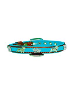 Crown adorned with rhinestones and a dog – French Bulldog with a star decorated with rhinestones - KD01011/45/20/BW/14