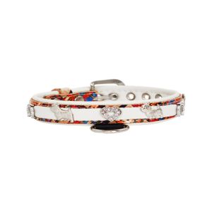 Heart adorned with rhinestones and a dog – Westie with a horseshoe decorated with rhinestones – KD01012/35/20/ML/02