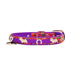 Heart adorned with rhinestones and a dog – Westie with a horseshoe decorated with rhinestones – KD01012/35/20/ML/07