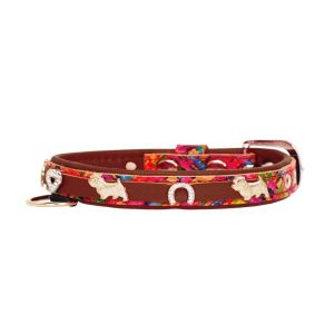 Heart adorned with rhinestones and a dog – Westie with a horseshoe decorated with rhinestones – KD01012/35/20/ML/08
