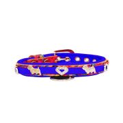 Heart adorned with rhinestones and a dog – Westie with a horseshoe decorated with rhinestones – KD01012/40/20/ML/03