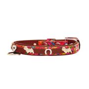 Heart adorned with rhinestones and a dog – Westie with a horseshoe decorated with rhinestones – KD01012/40/20/ML/08