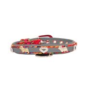 Heart adorned with rhinestones and a dog – Westie with a horseshoe decorated with rhinestones – KD01012/40/20/ML/12
