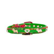 Heart adorned with rhinestones and a dog – Westie with a horseshoe decorated with rhinestones – KD01012/45/20/ML/05