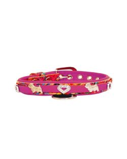Heart adorned with rhinestones and a dog – Westie with a horseshoe decorated with rhinestones - KD01012/45/20/ML/13