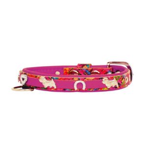 Heart adorned with rhinestones and a dog – Westie with a horseshoe decorated with rhinestones – KD01012/45/20/ML/13
