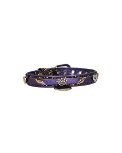 Crown and heart adorned with rhinestones - KD01013/45/20/SM/07