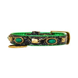 Black oval gemstone and square hammered stone – KD01018/55/25/SM/05