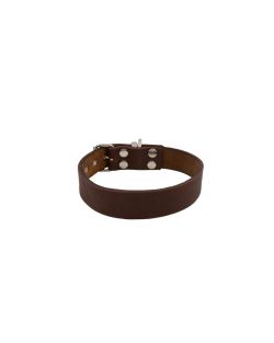 Cuero auténtico con detalles de níquel. - KD01025/50/30/BR/00