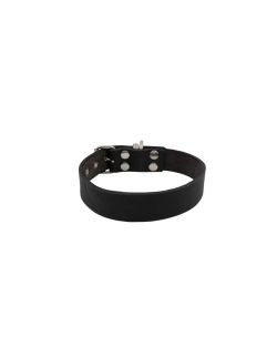 Cuero auténtico con detalles de níquel. - KD01025/60/30/BK/00