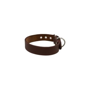 Real leather with nickel details – KD01025/65/30/BR/00