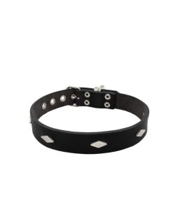 Diamond-shaped metal motifs - KD01031/50/30/BK/00