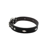 Diamond-shaped metal motifs – KD01031/65/30/BK/00
