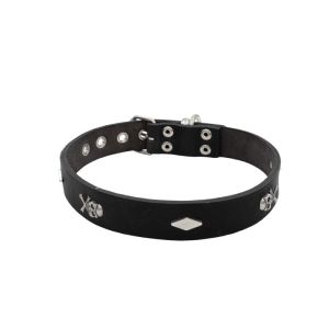 Pirate-themed metal motifs with skull and diamond – KD01035/60/30/BK/00