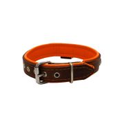Rhombus with a pom-pom square pyramid with leather inlay – KD01037/50/30/BR/11