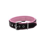 Rhombus with a pom-pom square pyramid with leather inlay – KD01037/55/30/BK/10