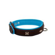 Rhombus with a pom-pom square pyramid with leather inlay – KD01037/55/30/BR/14
