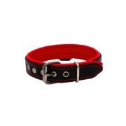 Rhombus with a pom-pom square pyramid with leather inlay – KD01037/60/30/BK/04
